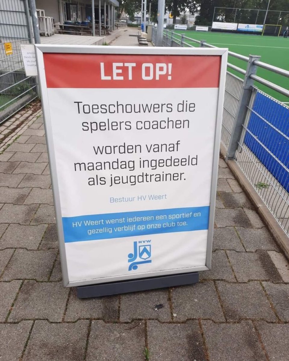 Voor alle enthousiaste vaders en moeders langs de lijn 🤣