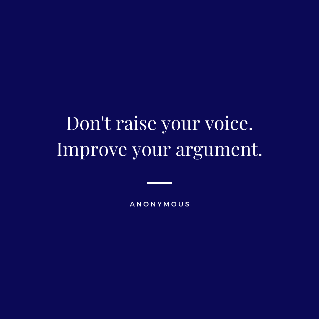 kwallaceccie's tweet photo. "Don't raise your voice. Improve your argument."

#motivation #quotes https://t.co/Q6lBdfR2NN