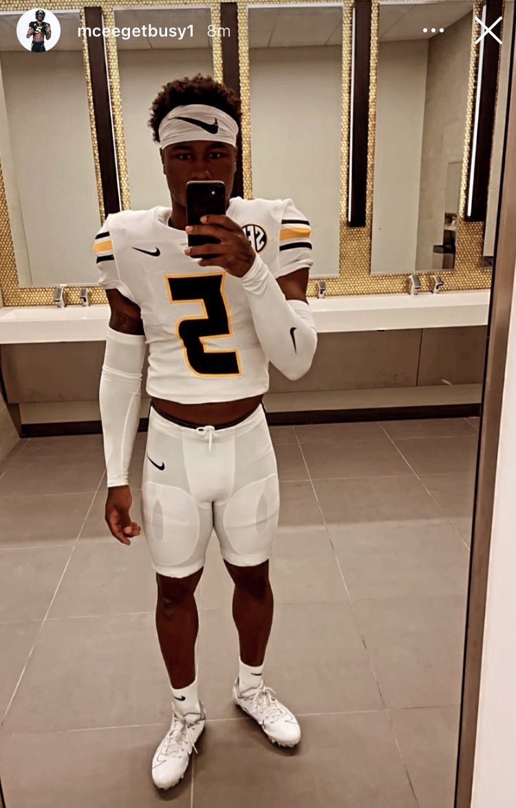 Missouri Football Players Show Off Their New Uniforms