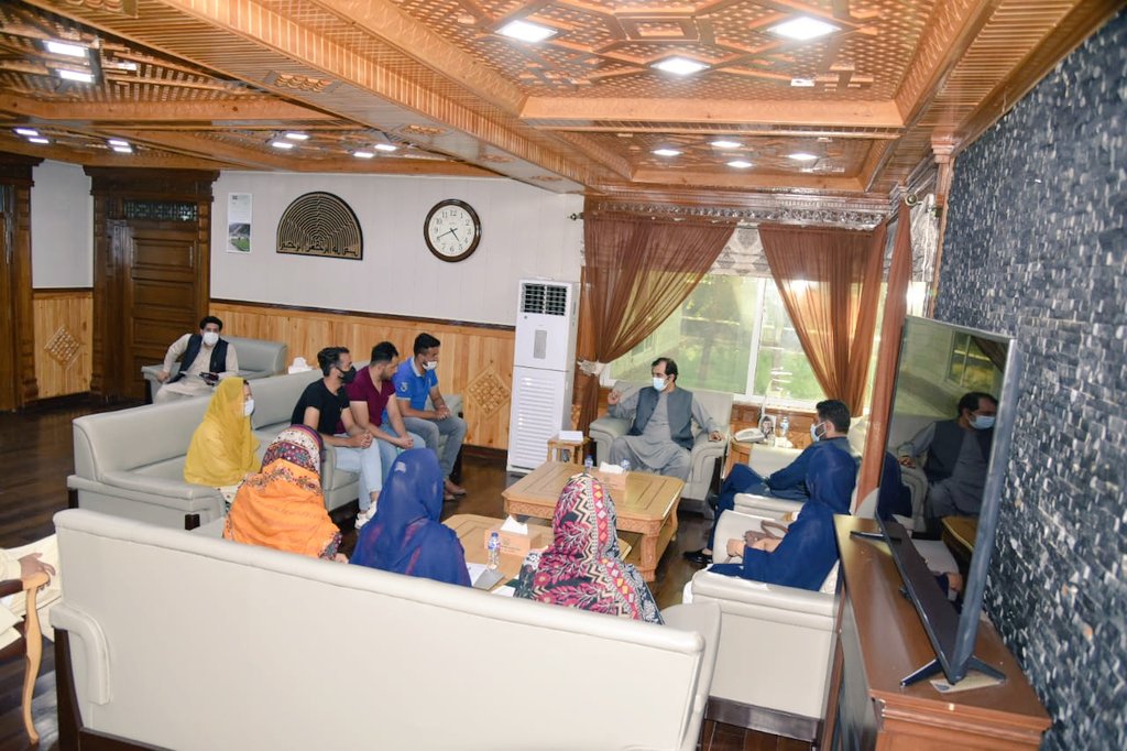 Voice_OFGB's tweet photo. An interactive meeting took place today between The @AbdulKhalidPTI CM Of GB and team VFP/VOGB. The topic under discussion was Majestic Pakistan Summit and APC. CM has Assured of full cooperation and support for the event with corona SOPs.
@JavaidManwa @iAliTajGB https://t.co/Q455w3HJSL