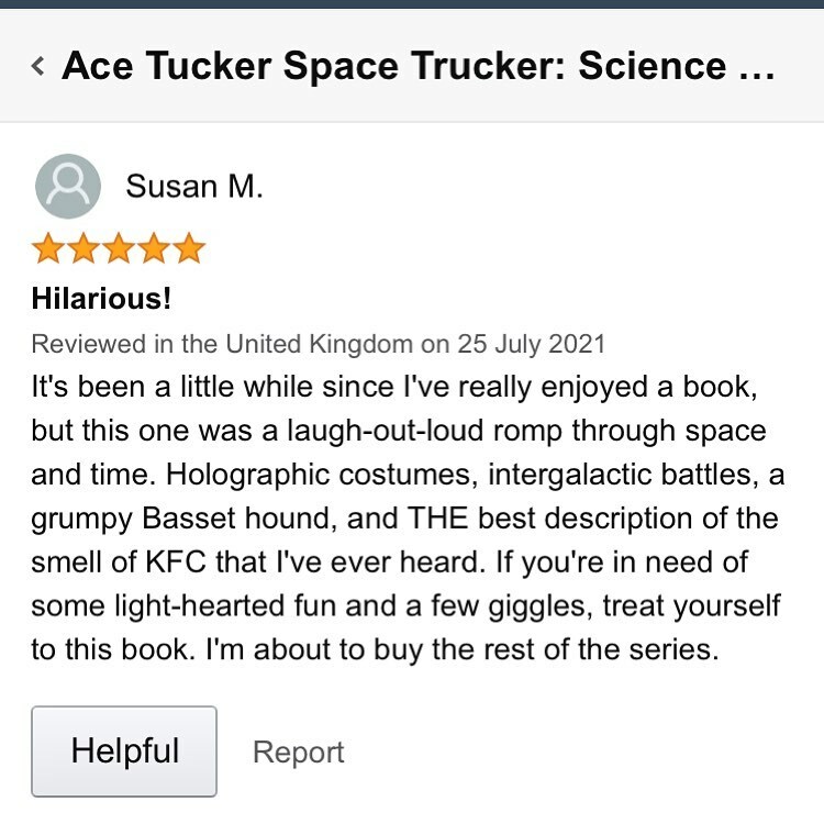 A great review from across the pond. Warms my heart because Douglas Adams was a huge influence and a good review from his countrymen makes for good times.