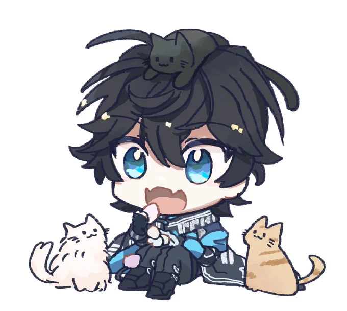 🐈🐈‍⬛🐈 #AXIART #クローネイル 