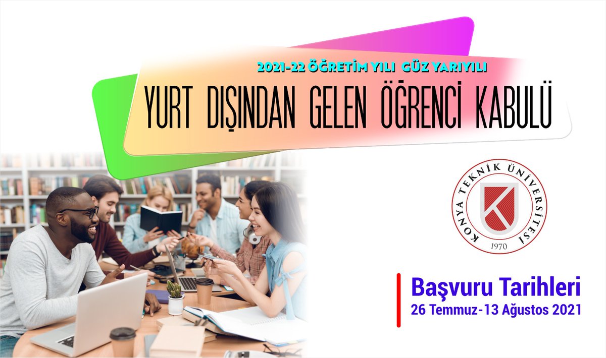 <a href="/KTUNEDU/">Konya Teknik Üniversitesi (KTÜN)</a> Lisansüstü Eğitim Enstitüsü, 2021-2022 Güz Yarıyılına yönelik lisansüstü programlara başvurular başladı.📢
 
Detaylı Bilgi İçin👇

ktun.edu.tr/tr/Birim/Duyur…