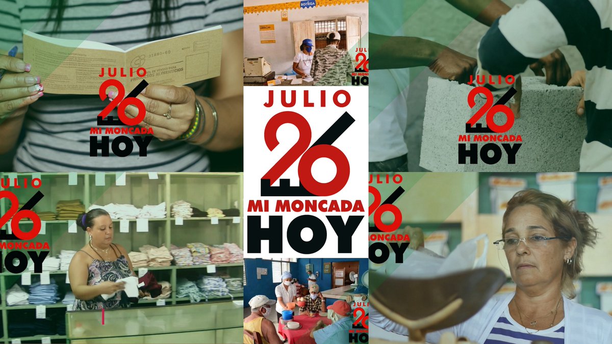El mejor homenaje de los trabajadores del #ComercioCuba en este 26 de julio Día de la Rebeldía Nacional, es es el diario cumplimiento del deber, brindando servicios de calidad a la población. 
#MiMoncadaHoy
#ACubaPonleCorazon