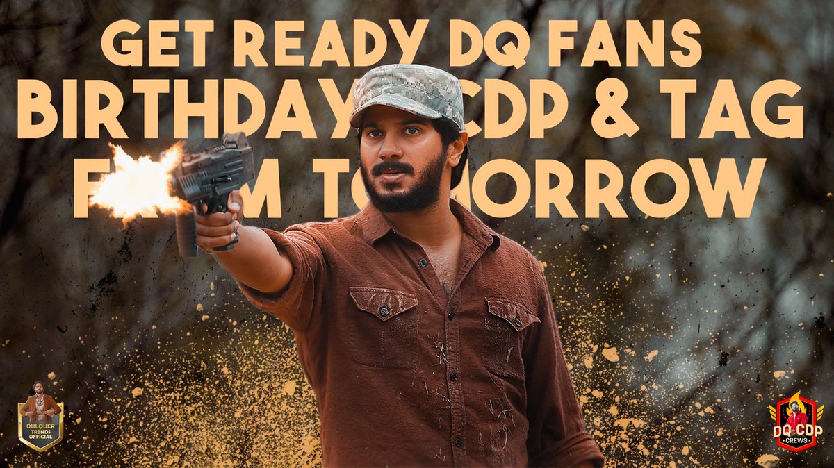 Advance HBD @dulQuer 

#DulquerSalmaan  #DulquerBdayTrendOn27thJuly