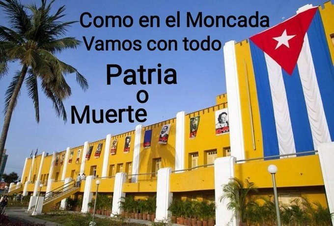 Educperla's tweet photo. #Cuba #DMECienfuegos ¡El pueblo cubano vencerá! #MiMoncadaHoy #CubaSiempreEn26 #PonleCorazon #CubaMined #CubaUJC @CubaMined @elsa_ena @dailiana_d https://t.co/B0bC5MTCDM
