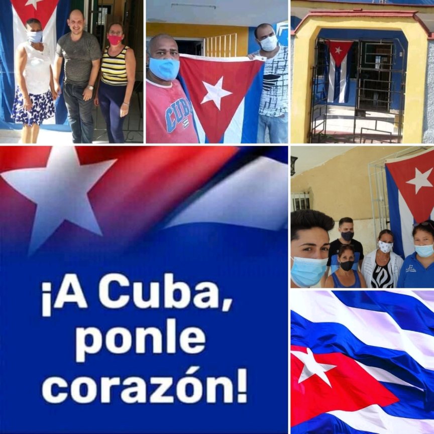 JovenClubHabana's tweet photo. Este 26, saca tu 🇨🇺
Los trabajamos de #JovenClub #LaHabana reafirmamos nuestro compromiso con el proceso de informatización de la sociedad y con la familia cubana.
Donde sea que #Cuba nos necesite, ahí estaremos 💪🇨🇺
#MiMoncadaHoy 
#ACubaPonleCorazon ❤ https://t.co/wquINzaUco