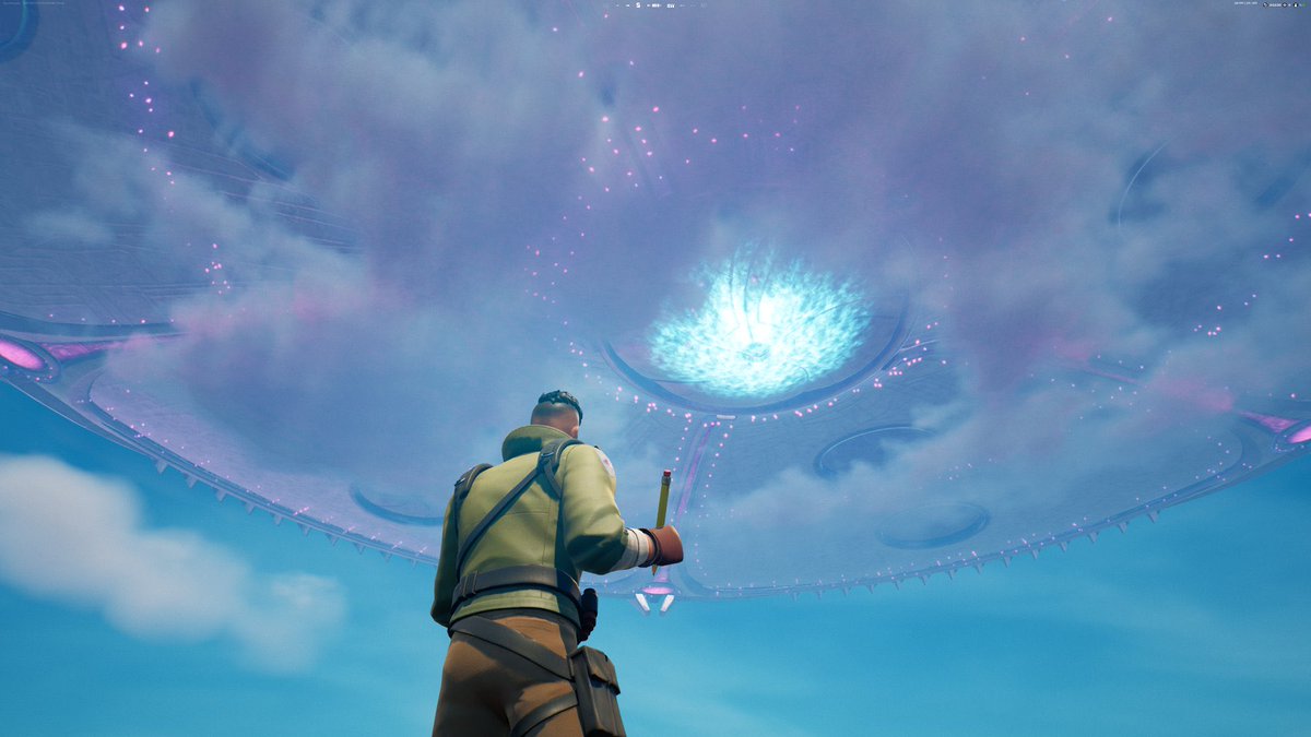 Así se verá la compuerta principal de la nodriza antes de su evento.

La luz azul irá aumentando los días antes hasta que luzca así.

<a href="/HYPEX/">HYPEX</a>