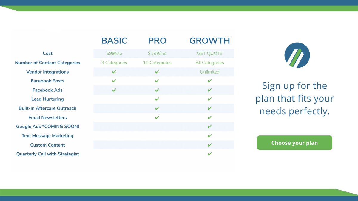 GrowthEngine3's tweet photo. Find the right @GrowthEngine3 plan for your #FuneralHome's needs! https://t.co/PNTflND1iy 💻 #marketinghub https://t.co/boWRRzlCeT