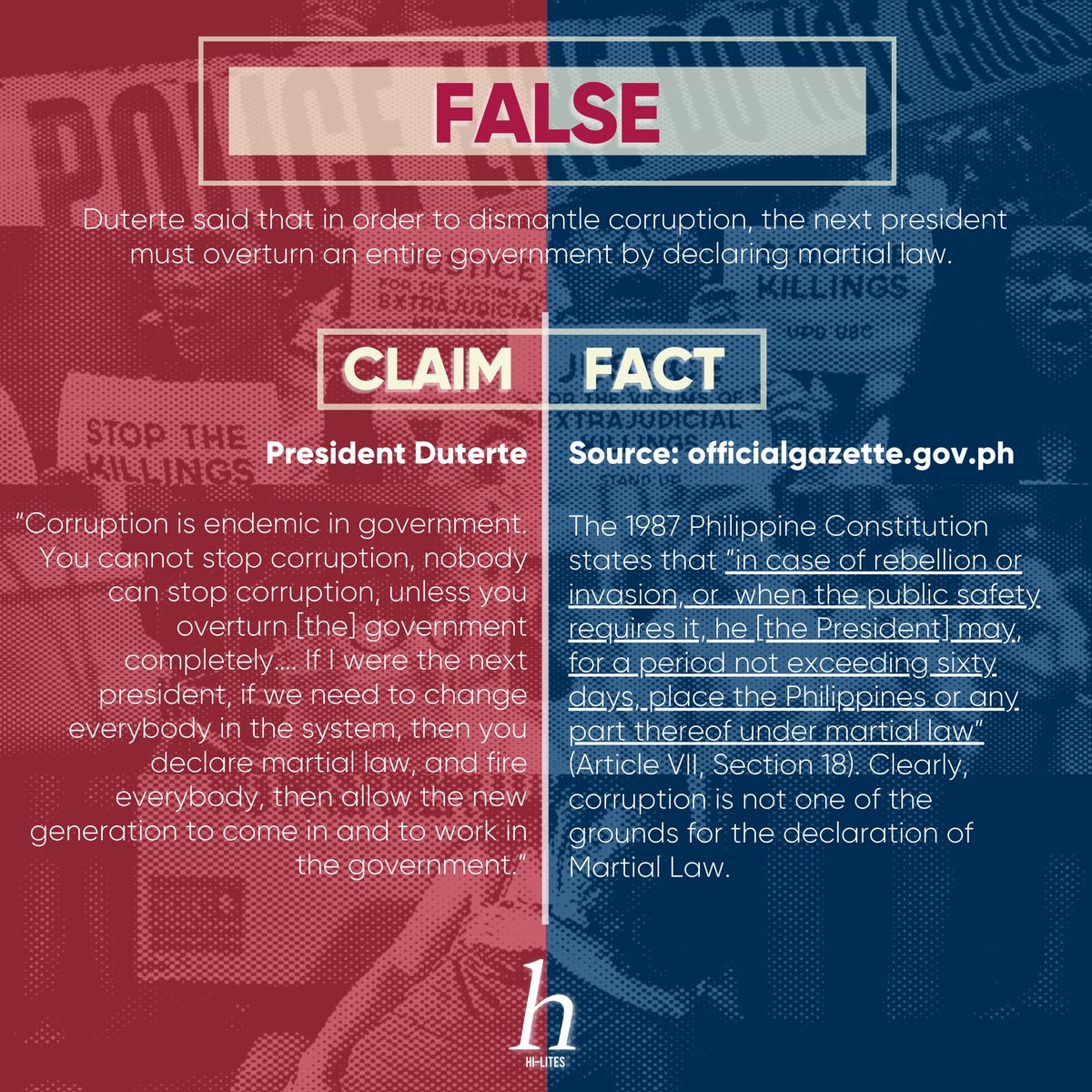HiLitesASHS's tweet photo. #SONA2021 FACT-CHECK: From claims of improving the quality of education amidst the pandemic to assumptions that the BBB program will be finished within his term, Hi-Lites looks into the facts of President Duterte's sixth and final State of the Nation Address. https://t.co/FP28A0kbHo