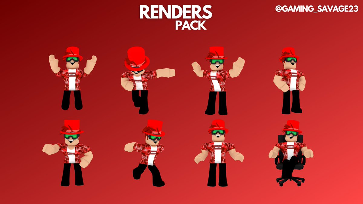 PacoAnimations's tweet photo. 🔥 YT RENDERS PACK!
~ For @gaming_savage23
LIKES ♥️ AND RETWEETS 🔁 ARE APPRECIATED!
#Roblox #RobloxGFX #RobloxDev #RobloxRenders #RobloxAnimator #PacoAnimations https://t.co/epUgLk8rbU