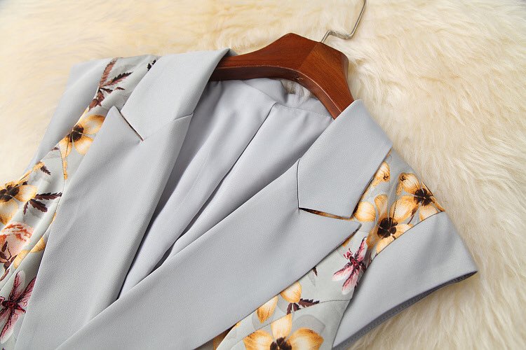 Finer46394764's tweet image. Clothing Set of Fashion Floral Prints Belted Vest + Trousers #suitsets #officeladystyle #suitvest #suitpants