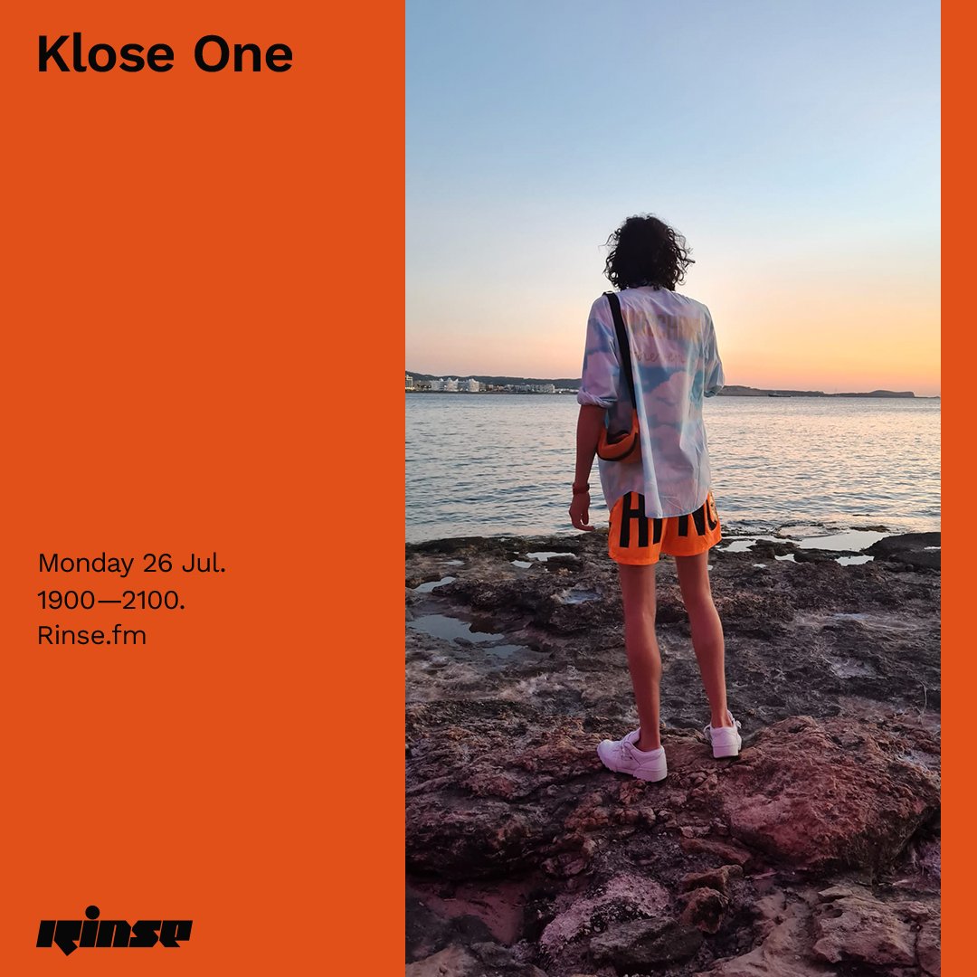From 7PM, <a href="/KloseOne/">Klose One</a> live on rinse.fm/player &amp; 106.8FM #RinseFM