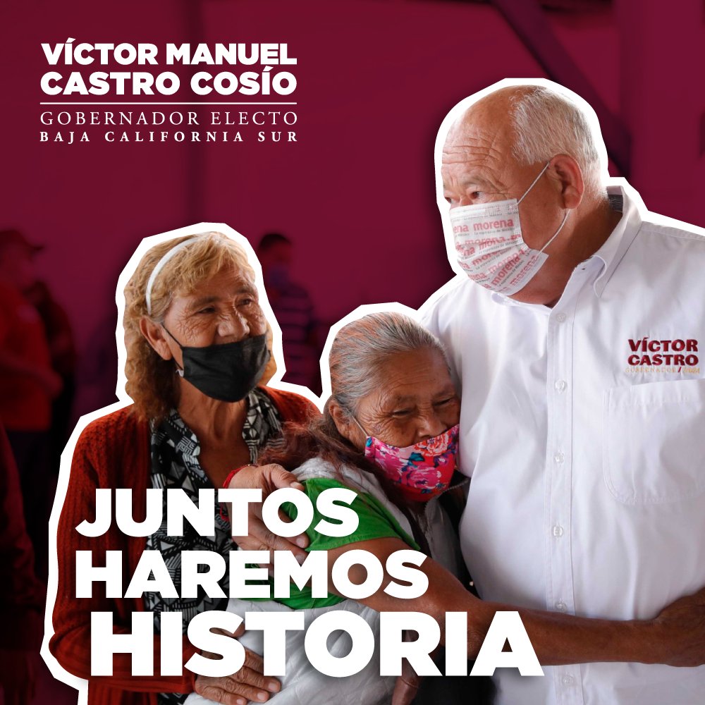 Cada vez falta menos para tener un gobierno cercano a la gente. Vamos a transformar a Baja California Sur bajo los principios de no mentir, no robar y no traicionar al pueblo.