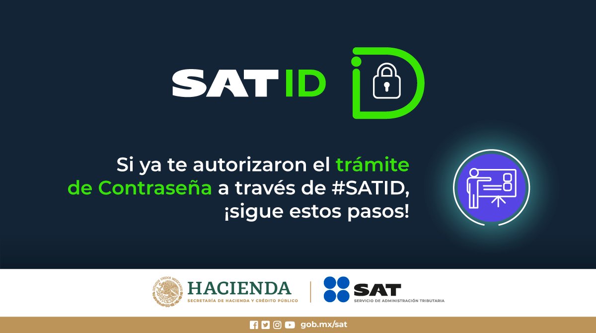 SATMX's tweet image. Gracias por utilizar #SATID, tu llave para cumplir sin salir de casa.
satid.sat.gob.mx
(1/4)