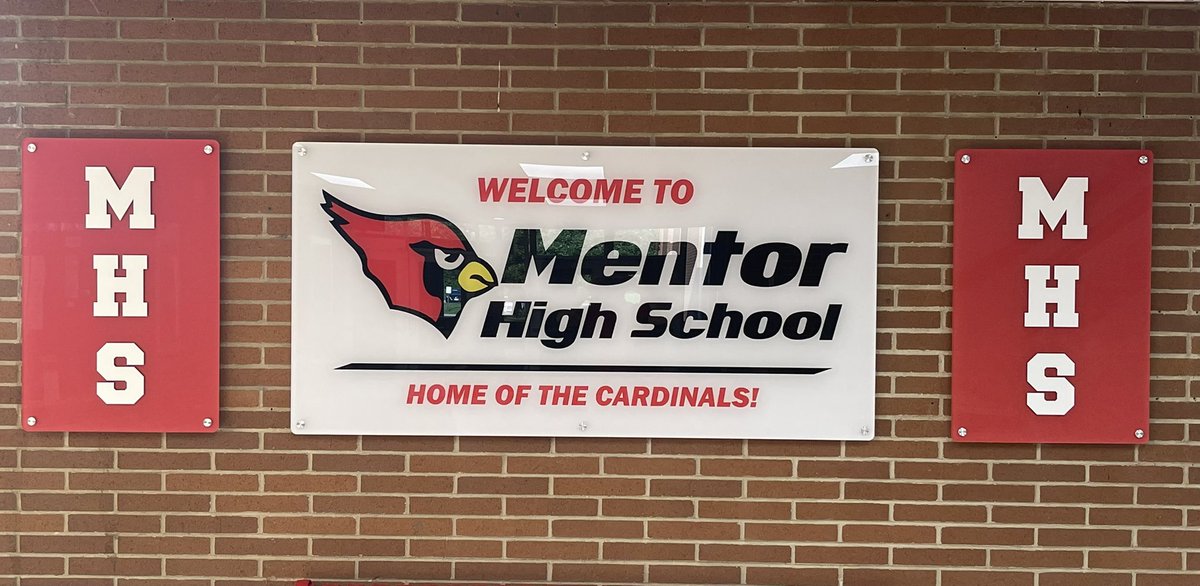 Jason Crowe (@principalcrowe) on Twitter photo Happy Monday MHS!Ā Ā We have had a busy summer gettingĀ ready for the upcoming school year.Ā We will be featuring something new to the building each week as we get ready for next school year. This week it's ourĀ
new Welcome to Mentor High School sign.Ā <a href="/MentorHigh/">Mentor High School</a> <a href="/DrGlavanMHS/">Joe Glavan</a> Happy Monday MHS!Ā Ā We have had a busy summer gettingĀ ready for the upcoming school year.Ā We will be featuring something new to the building each week as we get ready for next school year. This week it's ourĀ
new Welcome to Mentor High School sign.Ā <a href="/MentorHigh/">Mentor High School</a> <a href="/DrGlavanMHS/">Joe Glavan</a>