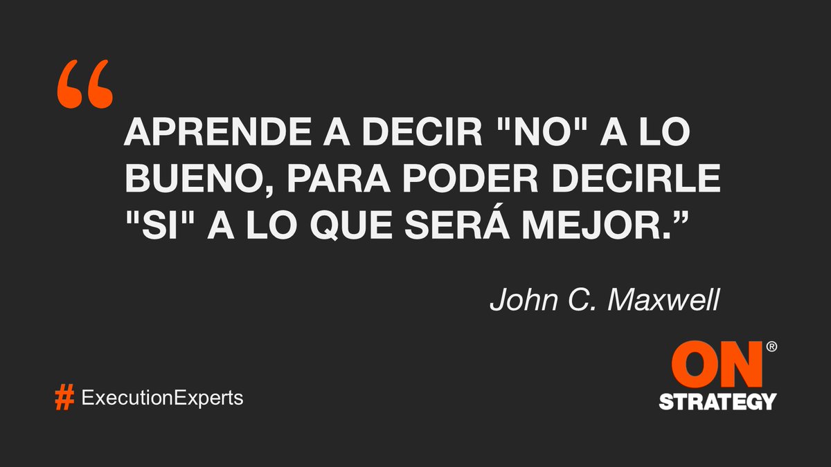 on_strategy's tweet image. #ExecutionExperts #FrasesON #TheStrategyFirst