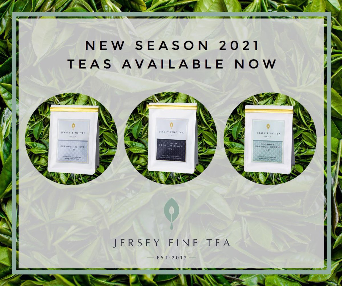 🌱 Our 2021 Teas are now available to buy! 

You can find them directly on our online store by clicking the following link: jerseyfinetea.com

For Wholesale enquiries, please contact us on: customerservices@jerseyfinetea.com

#LooseLeafTea #Jersey #ChannelIslands