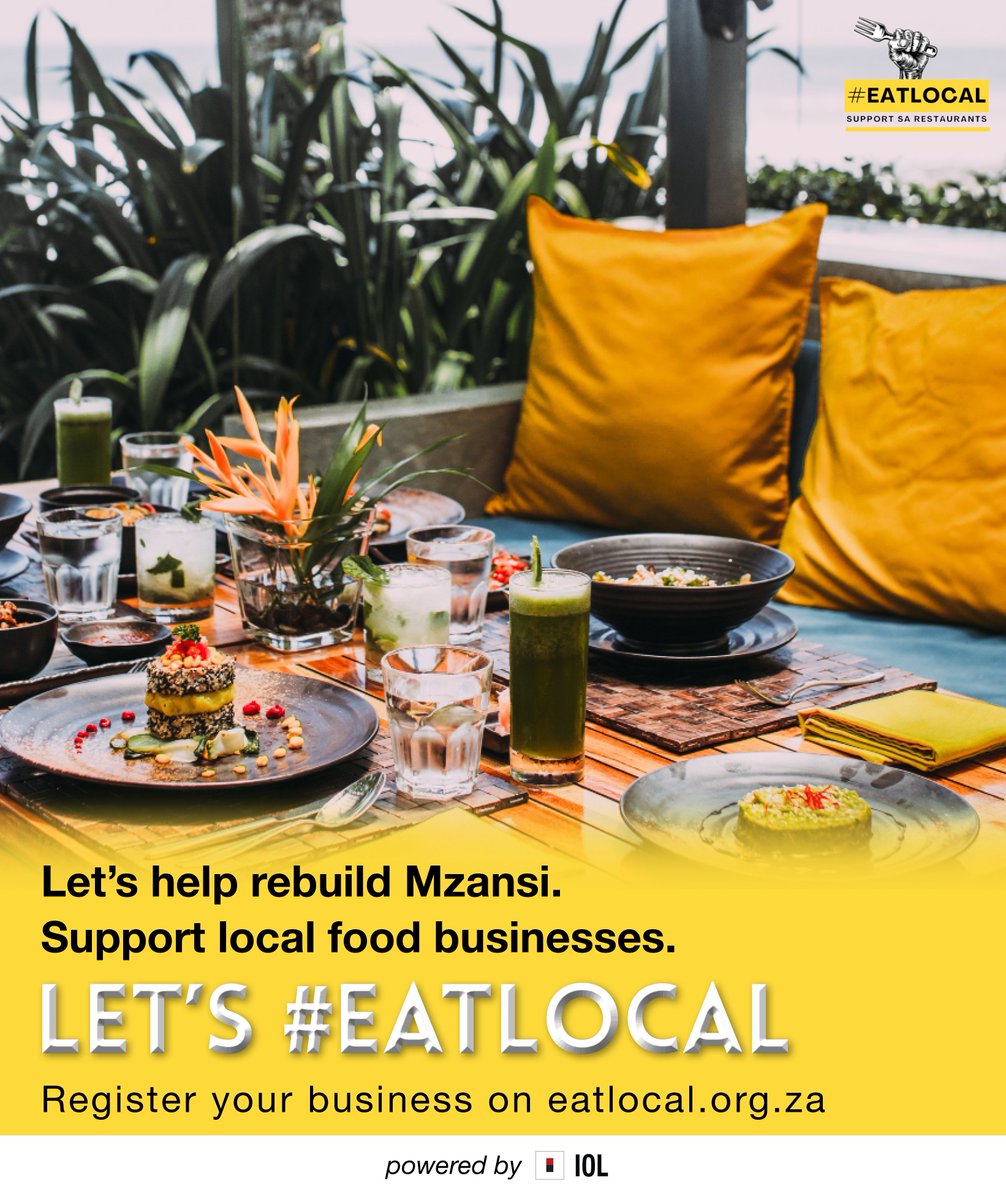 #EatLocal is an initiative by <a href="/IOL/">IOL News</a> aimed at supporting local food businesses by providing them a platform to market their eateries and services.

If you have a food business and need marketing, head over to eatlocal.org.za and register today.