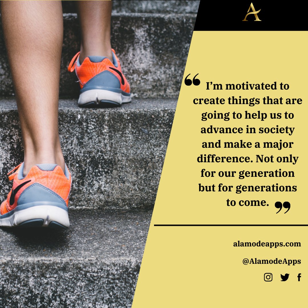 AlamodeApps's tweet image. Wise words from our founder, Stacey Walker
Our advancement as a society is a responsibility placed upon our shoulders. How are you making your contribution?

Click the link in the bio to book a consultation.

#techsolutions #customizedapps #techforbusiness #android #ui #appdesign