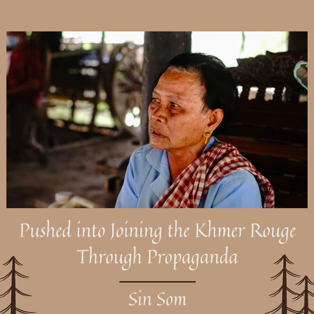 Khmer Times: Pushed into joining the Khmer Rouge through propaganda, 67-year-old Sin Som shares her experiences of life under the regime. khmertimeskh.com/50875219/pushe… #MondayMemories