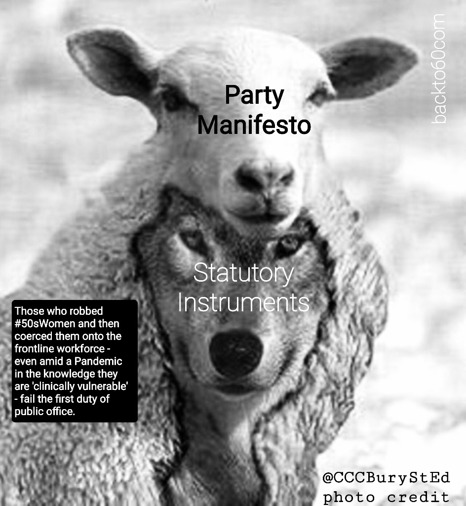 2020Comms's tweet photo. Leaving this here ... #Manifesto vs #StatutoryInstruments
#HellHathNoFuryLikeAWomansVote https://t.co/qJcznvX1FB