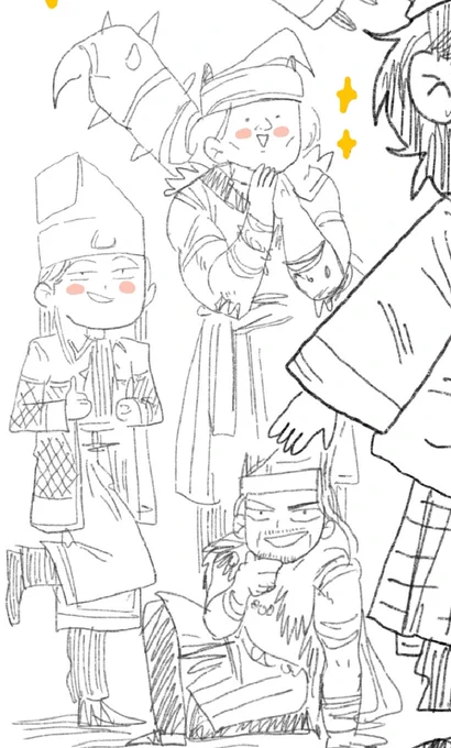 No zooming in needed. Heres Jagat Suci being Jagat suci, Bagak durjana being kawaii and Tanggang being macho la konon. 