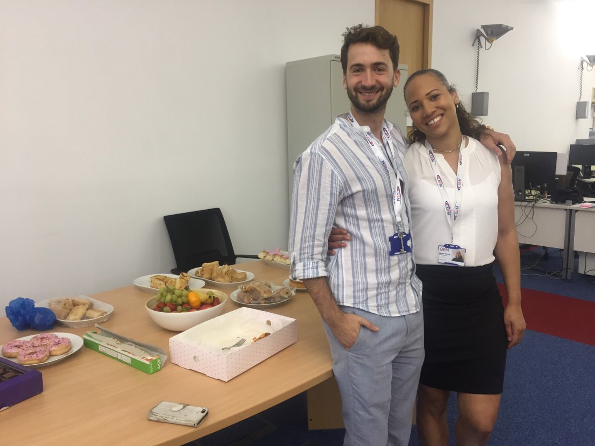 gemebs_ltd's tweet photo. Sadly, Jose Toro, HR Officer Extraordinaire left GEM. We have all had contact with Jose on HR stuff. He will be greatly missed! In recognition of ‘Jose The Man’ we stopped the office for a short time on his final day to celebrate his efforts during his time with us. Best Wishes! https://t.co/Csc9WK0Ftf