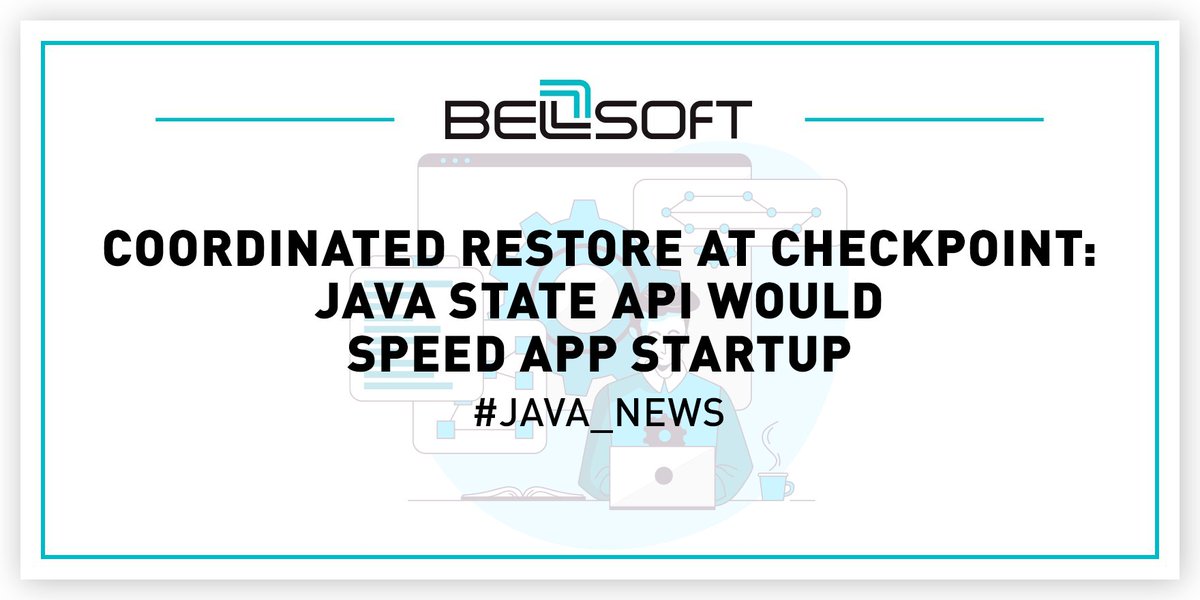 bellsoftware's tweet image. Anton Kozlov presented the CRaC (Coordinated Restore at Checkpoint) project at the OpenJDK discussion club. Its implementation in one of the future versions of the Java language will speed up the launch of Java applications. hubs.ly/H0T2jhF0 #JavaNews