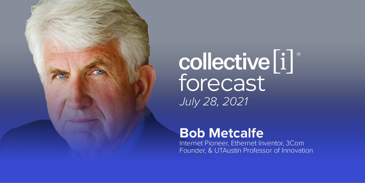 In today's networked age, companies like Facebook, Amazon, and Collective[i] can attribute success to #networkeffects. Join us on 7/28: “Connectivity, Network Effects, &amp; Metcalfe's Law: A conversation w/ Internet pioneer, Bob Metcalfe.” RSVP: ciforecast.com 

#ciForecast