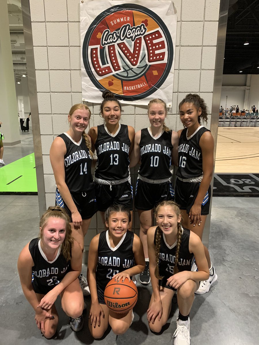 JamColorado's tweet photo. We lost in the semis by 6 to NE Factory. Really proud of the effort with only 6 players today. So proud of this team that competed nationally at a high level even though we are all current/future Riders. Thx to the girls, parents and my assistant @CoachONeal23 ❤️🏀@RHSLadyHoops https://t.co/SiFCzgit7B