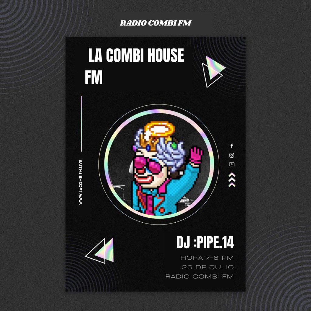 lacombihouse's tweet photo. 😎Hoy tenemos fiesta de Cumpleaños y La Combi junto a @BugaEventos lo sabe 😎.
Te esperamos HOY a las 7pm 🇨🇴 a sintonizar https://t.co/wZEytJYSRE y compartir con nosotros de esta Fiesta 🥳 Dj en vivo Pipe.14 😏 https://t.co/86SxwW7Y0x