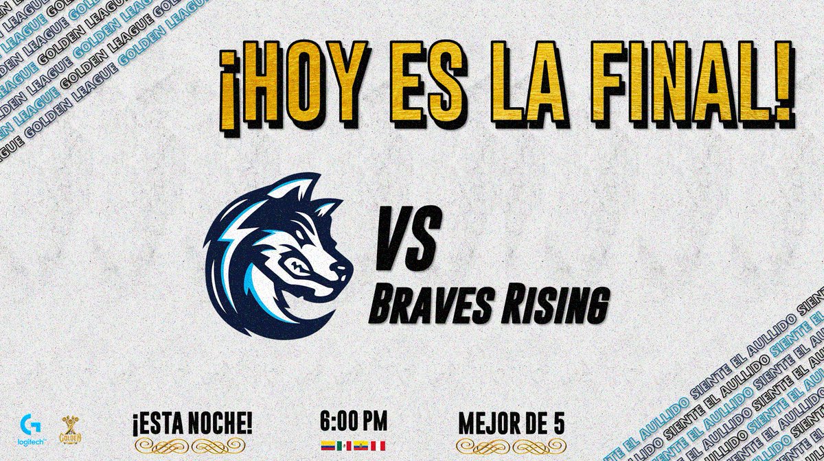 Zeu5_esports's tweet photo. 🎉 ¡FINAL FINAL FINAL DE LA #GOLDENXLVP!🏆
🆚 @BravesRising
⚔️ Bo5
📺 https://t.co/hPy3McVtgG
🔥 ¿Lograremos la hazaña del split perfecto sin conocer la derrota o seremos los #hexacampeones con un humilde 3 - 1? Te esperamos 🥰
#GoZ5 | Siente el aullido | Powered by @LogitechG https://t.co/m3g5CaMT0k