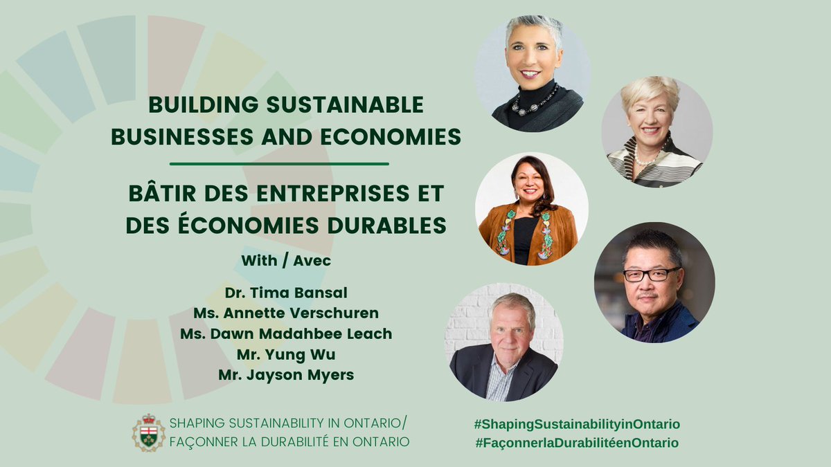 LizDowdeswell's tweet photo. Is inclusive economic prosperity compatible with capitalist structures? At 17:15PM EST on Wednesday July 28th hear from extraordinary Ontarians & join the conversation as they explore the possibilities.
@AnnetteV_tweets @DMadahbeeLeach @TimaBansal @YungWu
https://t.co/sZWEUXWHww https://t.co/fyWMCAUMDZ