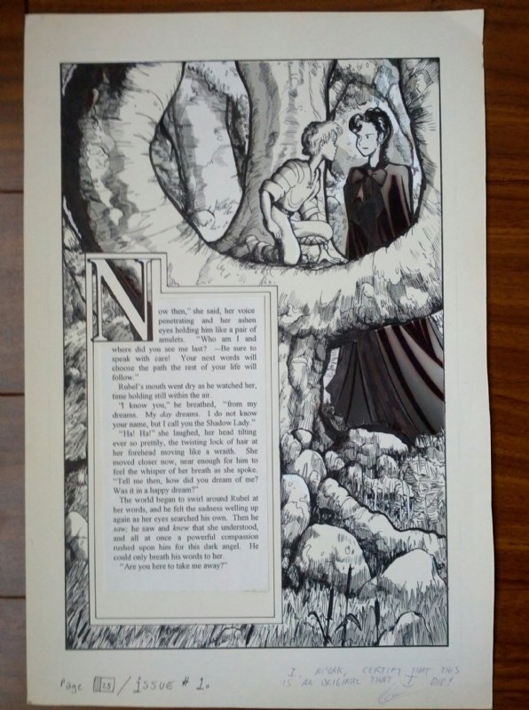 MichaelAlexPen's tweet image. Thieves and Kings by Mark Oakley.

&quot;Thieves &amp;amp; Kings is distinct from most other comics in that the creator makes extensive use of illustrated story pages in addition to the traditional sequential art found in most comics.&quot;

Effortlessly switches from prose to sequentials.