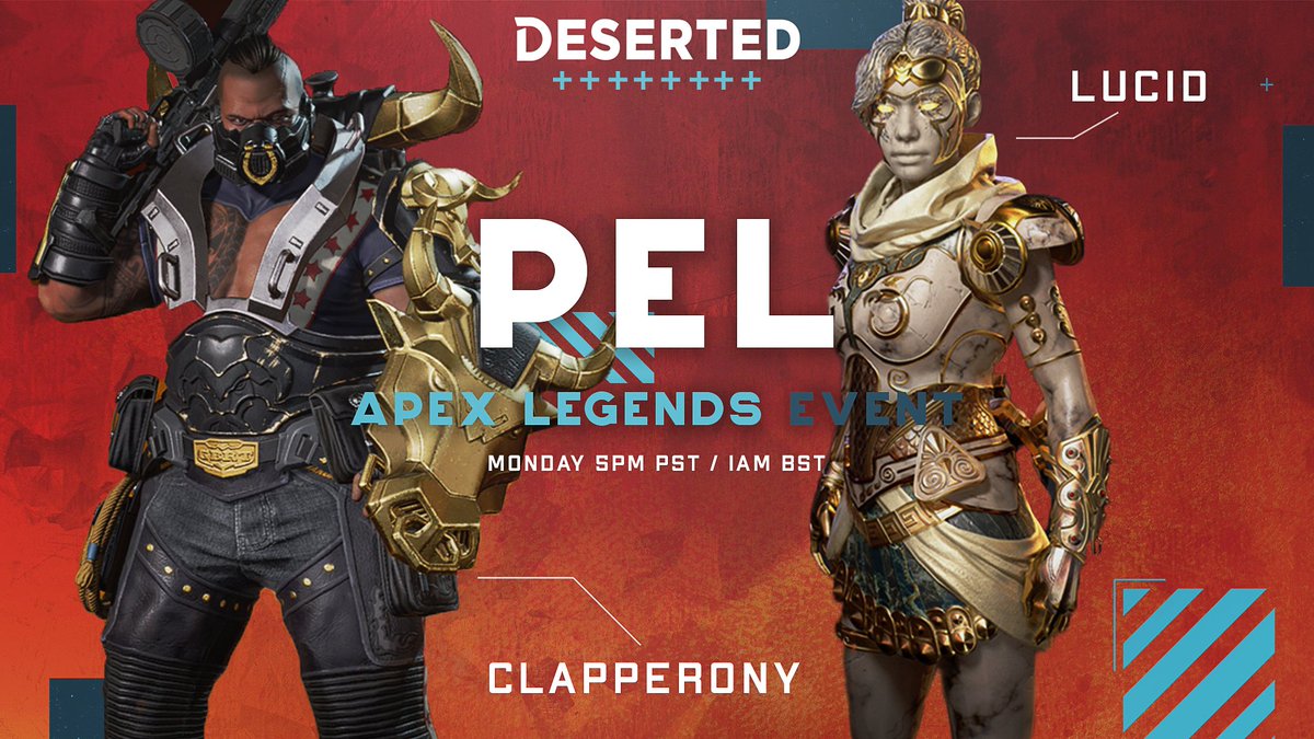 ScarzzeSports_'s tweet photo. Join us in cheering on our Apex Team in there first official tournament!!
Our NA Apex Roster will be competing in the @PremierEsportsL Apex Duos Event
Starting Monday at 5pm PST
This will be broadcasted live on twitch at https://t.co/wqyeMy1Pc4
#DRSTApex #ForgottenButNotLost https://t.co/YnkhCmzX8p
