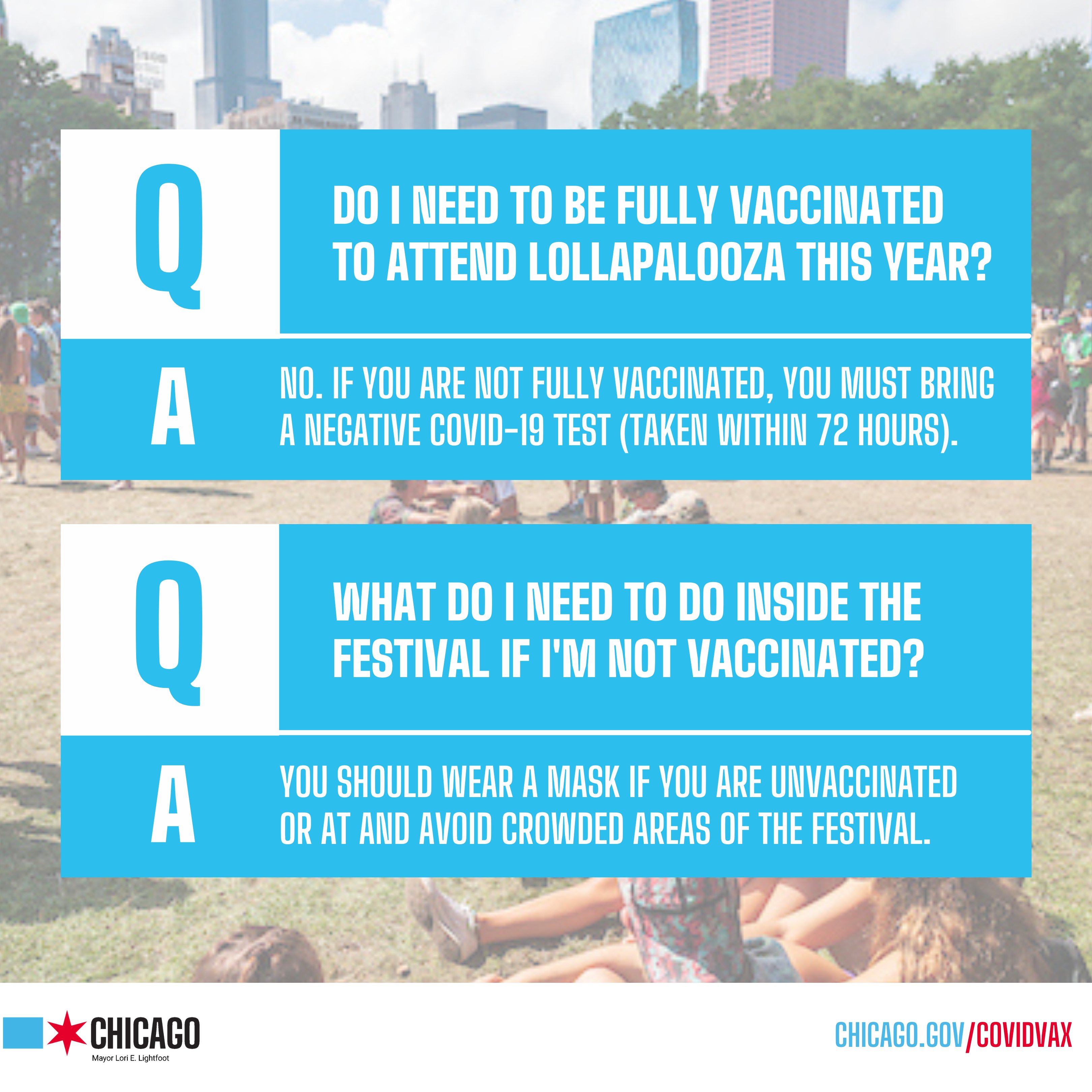 Unvaccinated People Who Went To Lolla Should Get Tested For COVID