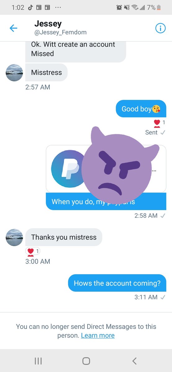 mistresstoserve's tweet photo. Dont be like jesse.
Dont make me wait for hours after saying youd send.
Remember, a $25 tribute is better then the $100 unblocking fee.
#findom #finD #finsub #paypig #humanatm #cashmachine #walletrinse #loser #timewaster #humiliation #joi #betasub #simpsub #goddess https://t.co/EqVQpUtTdC