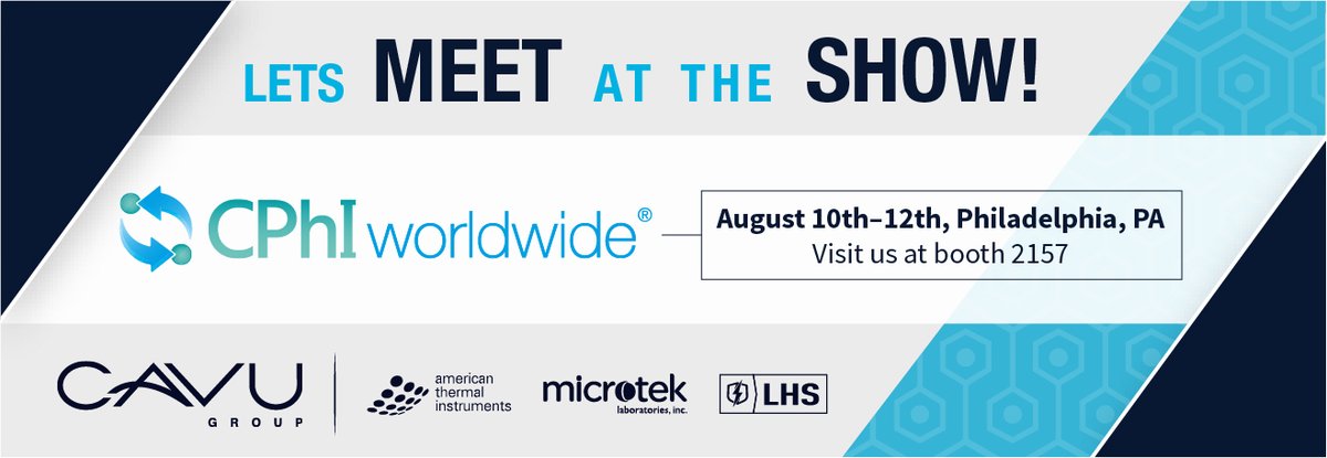 AmericanThermal's tweet photo. Up next is CPhI North America coming to Philly in just two short weeks.  If you still need to register, BE OUR GUEST.  No really, use our CAVU Group landing page for Free registration to the show! 
https://t.co/1SpfL2XG27 https://t.co/M1UVr8pQGW