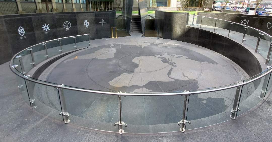 Image: Color photograph of the Ancestral Libation Court