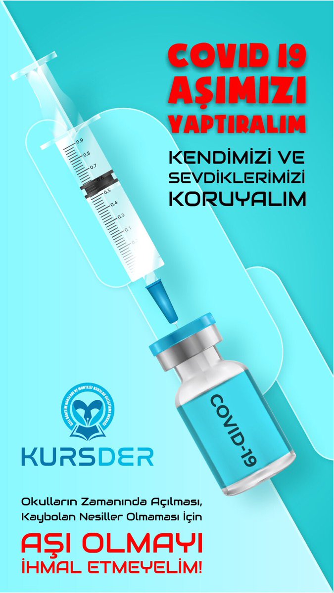 Şanlıurfa’m çoçuklarımızın bir dakika dahi eğitimden uzak kalmasına tahammülümüz olmamalıdır.
Biran önce vakit kaybetmeden  AŞILARIMIZI yapmalıyız…
<a href="/Abdullah_Erin47/">Abdullah ERİN</a> @ismailyapicier <a href="/zabeyazgul/">Zeynel Abidin BEYAZGÜL</a>