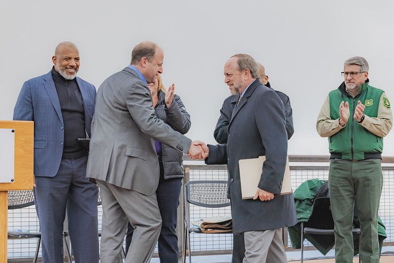 Pikes Peak Summit (@pikespeaksummit) on Twitter photo The new #PikesPeakSummit Visitor Center celebrated its grand opening with a ribbon-cutting ceremony! Colorado Governor <a href="/jaredpolis/">Jared Polis</a> joined <a href="/MayorofCOS/">Mayor Yemi</a> & Frank Beum from the U.S. Department of Agriculture, Forest Service in commemorating the historic event on #PikesPeak! The new #PikesPeakSummit Visitor Center celebrated its grand opening with a ribbon-cutting ceremony! Colorado Governor <a href="/jaredpolis/">Jared Polis</a> joined <a href="/MayorofCOS/">Mayor Yemi</a> & Frank Beum from the U.S. Department of Agriculture, Forest Service in commemorating the historic event on #PikesPeak!