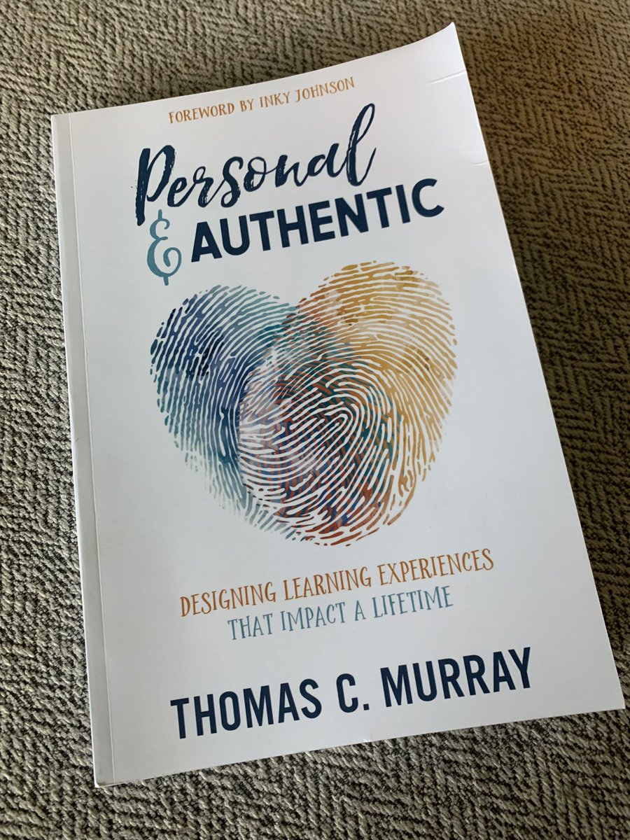 MrsDearman's tweet photo. “As educators, we must be willing to make mistakes. We must be willing to blur the boundaries of our comfort zone and model our personal and authentic path forward for our students.” Love this quote from the book as we start a new year! #AledoReads #GrowingGreatness #AuthenticEDU https://t.co/PhnWjT4rbq