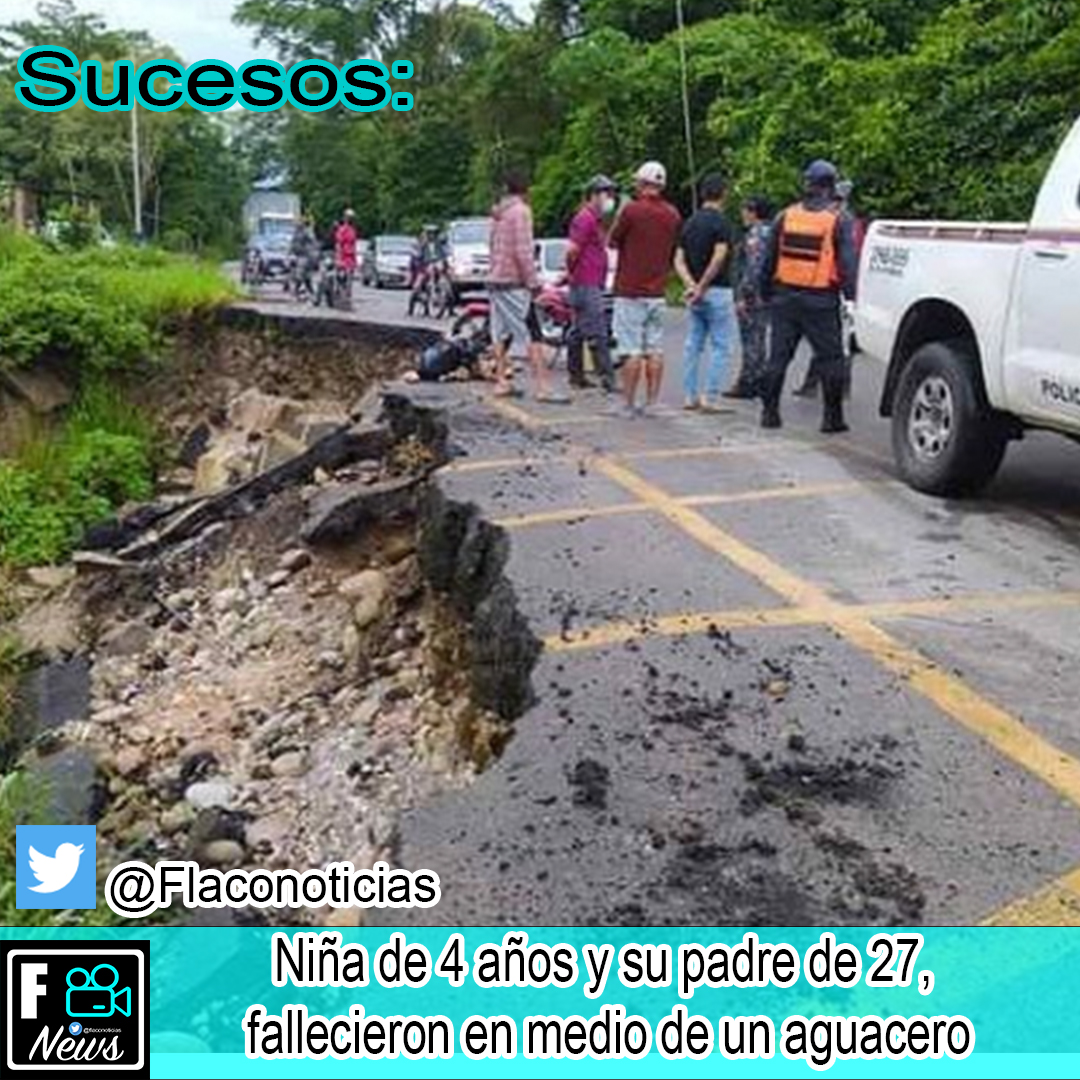 flaconoticias's tweet photo. Una niña de 4 años y su padre de 27, fallecieron en medio de un aguacero, al caer en un tramo socavado de la carretera Troncal 005 del municipio Fernández Feo en Táchira, por donde se desplazaban en moto. https://t.co/94xi0EY2BO