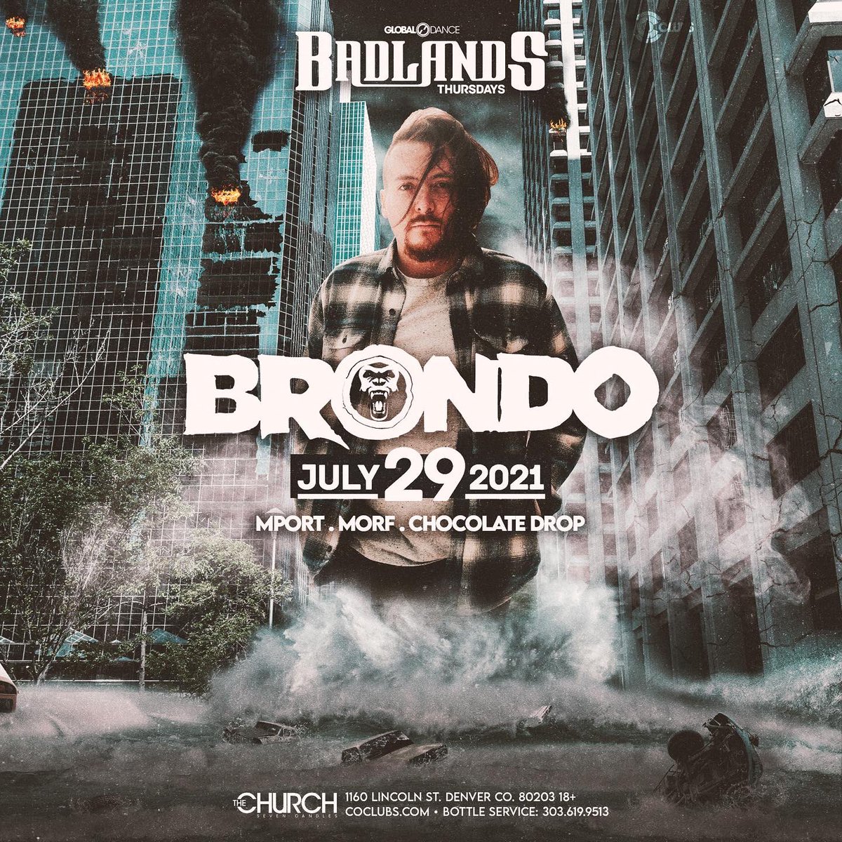 iambrondo's tweet photo. 4th show of the month, Denver just can’t get enough I guess! Who’s ready to get rowdy at The Church this Thursday?!

Tickets on sale now 👉🏻 https://t.co/sYONR0LXar https://t.co/WCU7LhrahJ