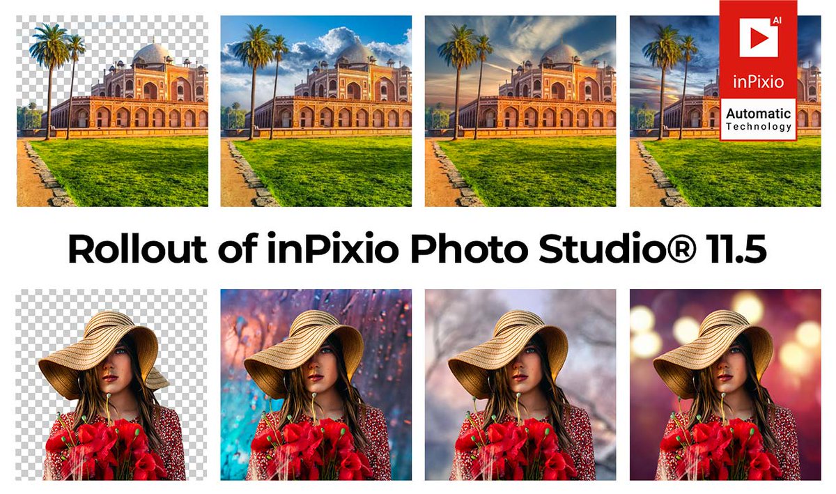 pierre_cesarini's tweet photo. Congratulations to the Avanquest teams for the launch of @InPixioPhoto Studio® 11.5., integrating for the first time advanced #ArtificialIntelligence photo editing tools.
 https://t.co/vxbDWstKlH https://t.co/VewDVwpopI