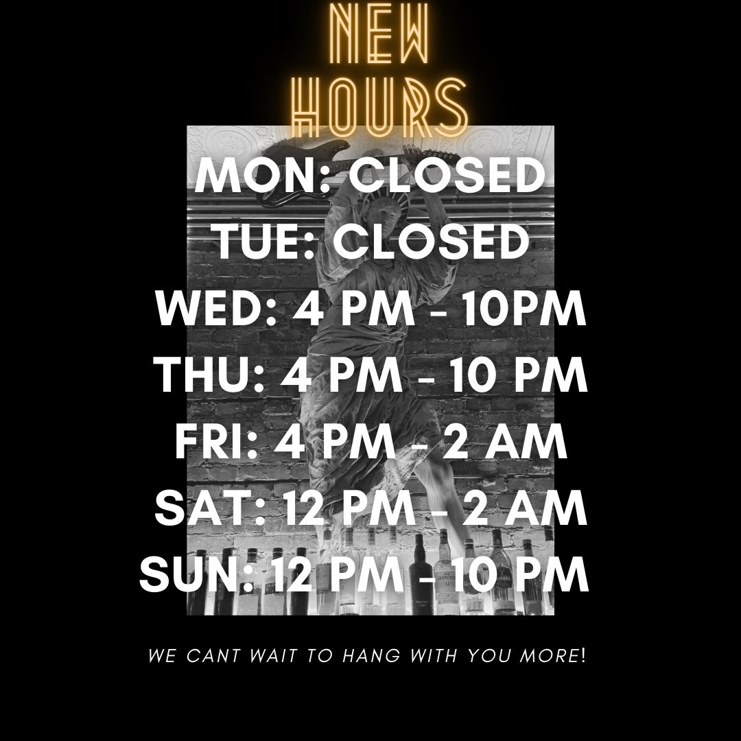 New hours!! 👀