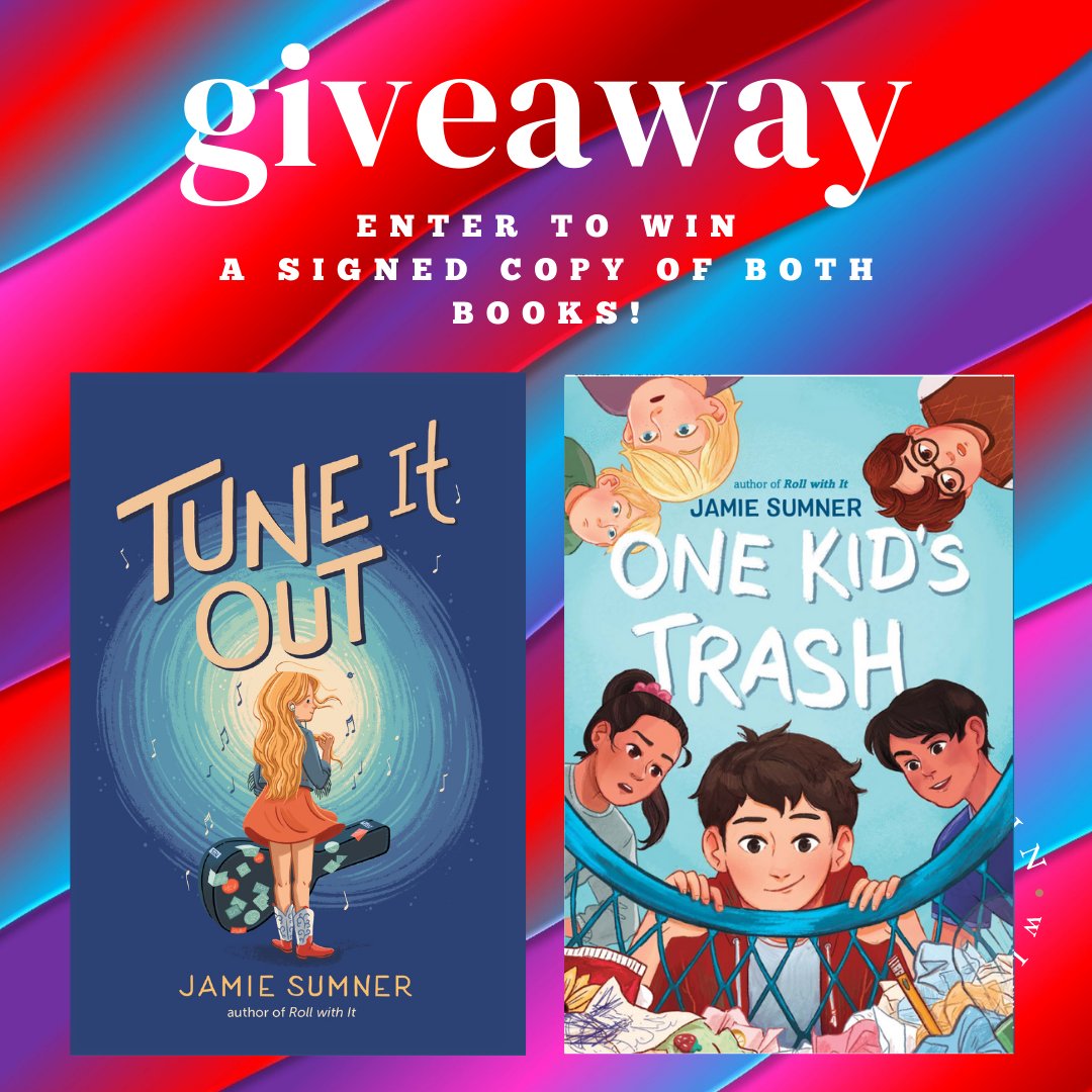 jamiesumner_'s tweet photo. ONE MONTH until #OneKidsTrash arrives! To celebrate, I'm giving away a signed copy of it AND #TuneItOut, which is out in paperback the same day! #GiveawayAlert 

To enter:
1. Like this tweet &amp; RT
2. Leave a comment and tag friends for more chances to win!

U.S. Only. Ends 8/2/21. https://t.co/phIt3vEeo0