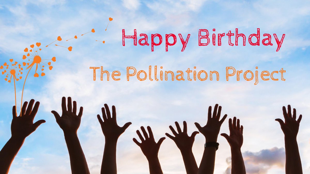 Pollinationproj's tweet image. Today is our BIRTHDAY!!! We celebrate with all of you, amazing grantees, changemakers, advisors, board members, donors, supporters. Thank you for the love and kindness you share with us every single day.
#thepollinationproject