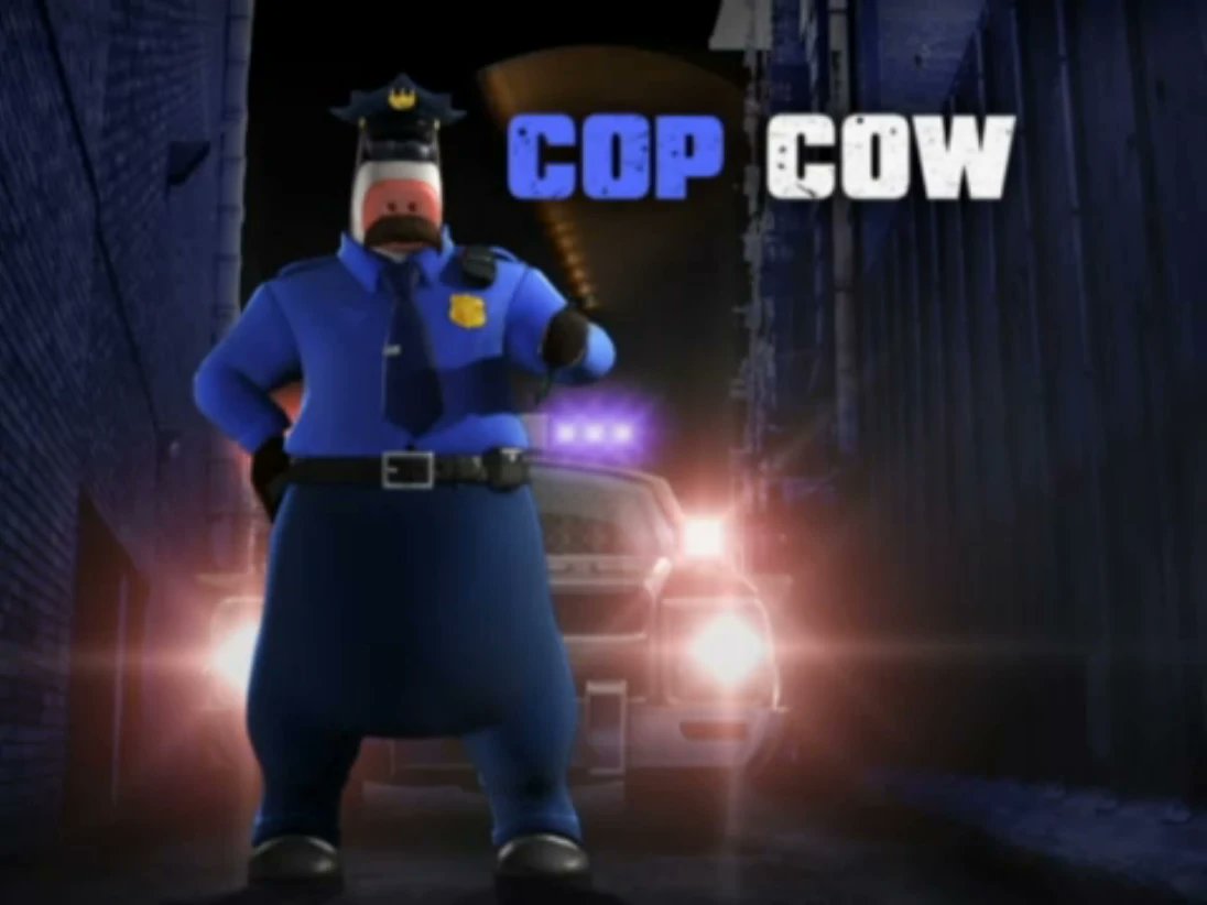 Rocky_Blue01's tweet photo. @ScruffySports 😆😆😆 🐄🚓🚔🚨 #cowcop #yellowstone https://t.co/qnGtH1nXyr